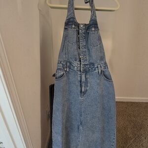 Target Blue Denim Backless Dress